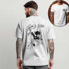 Hunter x Hunter Shizuku Phantom Troupe graphic tee on Comfort Colors 1717, oversized anime streetwear for men and women.