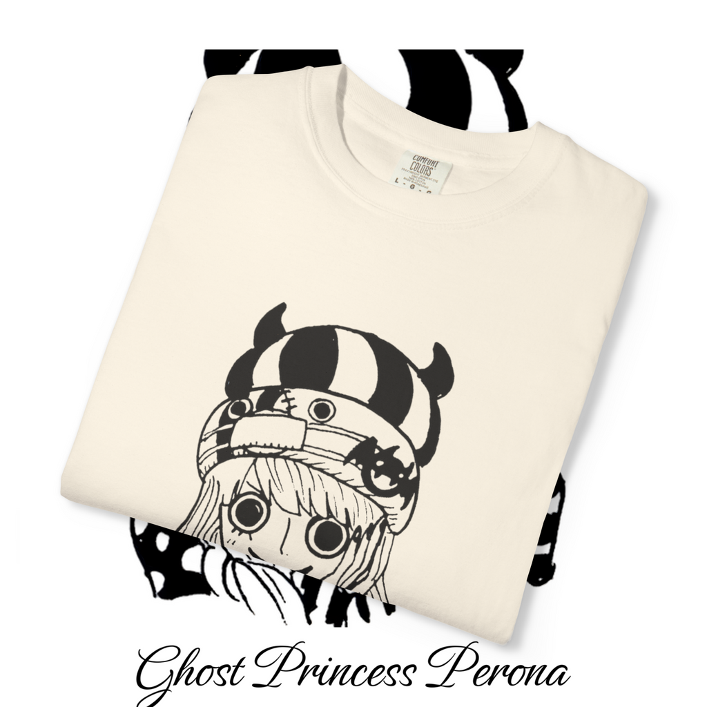 "Perona One Piece graphic tee for anime fans, casual streetwear fashion"