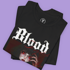 Unisex Gothic T-shirt for Otaku fans of Vampire Aesthetic and Goth Fashion.