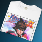 Vintage Eyeshield 21 manga shirt with bold anime football artwork.