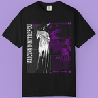 Gamer fashion Resident Evil T-Shirt featuring Lady Dimitrescu in bold gothic vampire style.