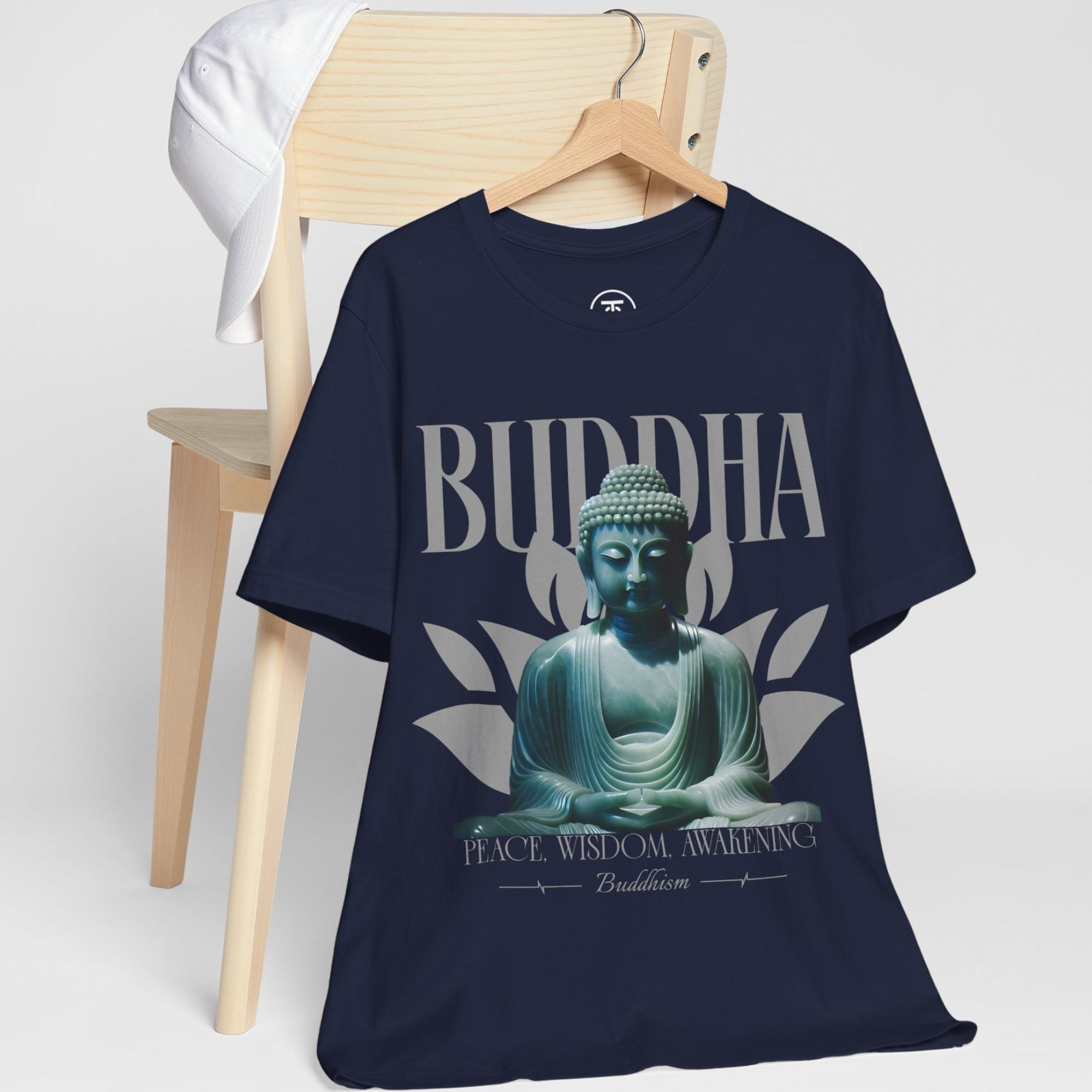 Unisex Zen Wisdom T-shirt for Yoga and Spiritual Streetwear enthusiasts.