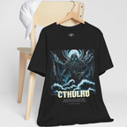 "Alternative fashion tee featuring mythic Cthulhu illustration – streetwear aesthetic by Ironchain19"