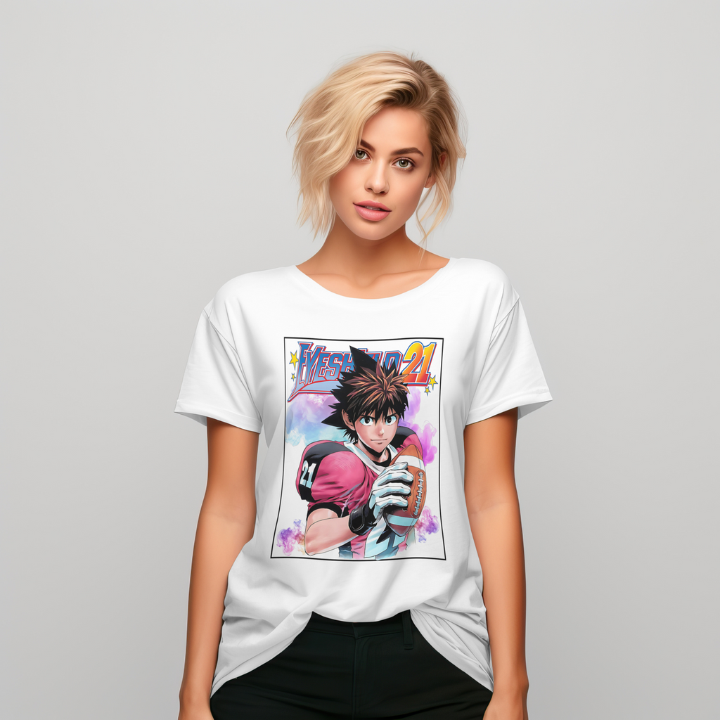 Cool Japanese anime football shirt, perfect for anime conventions and casual wear.