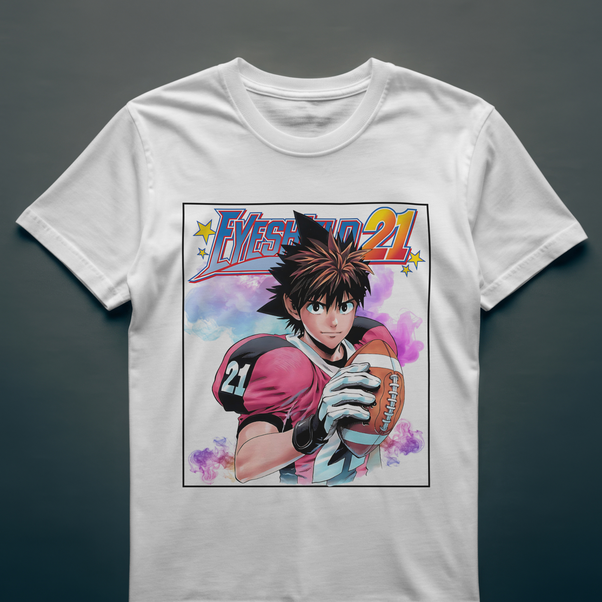 Streetwear anime t-shirt inspired by Eyeshield 21 sports manga.