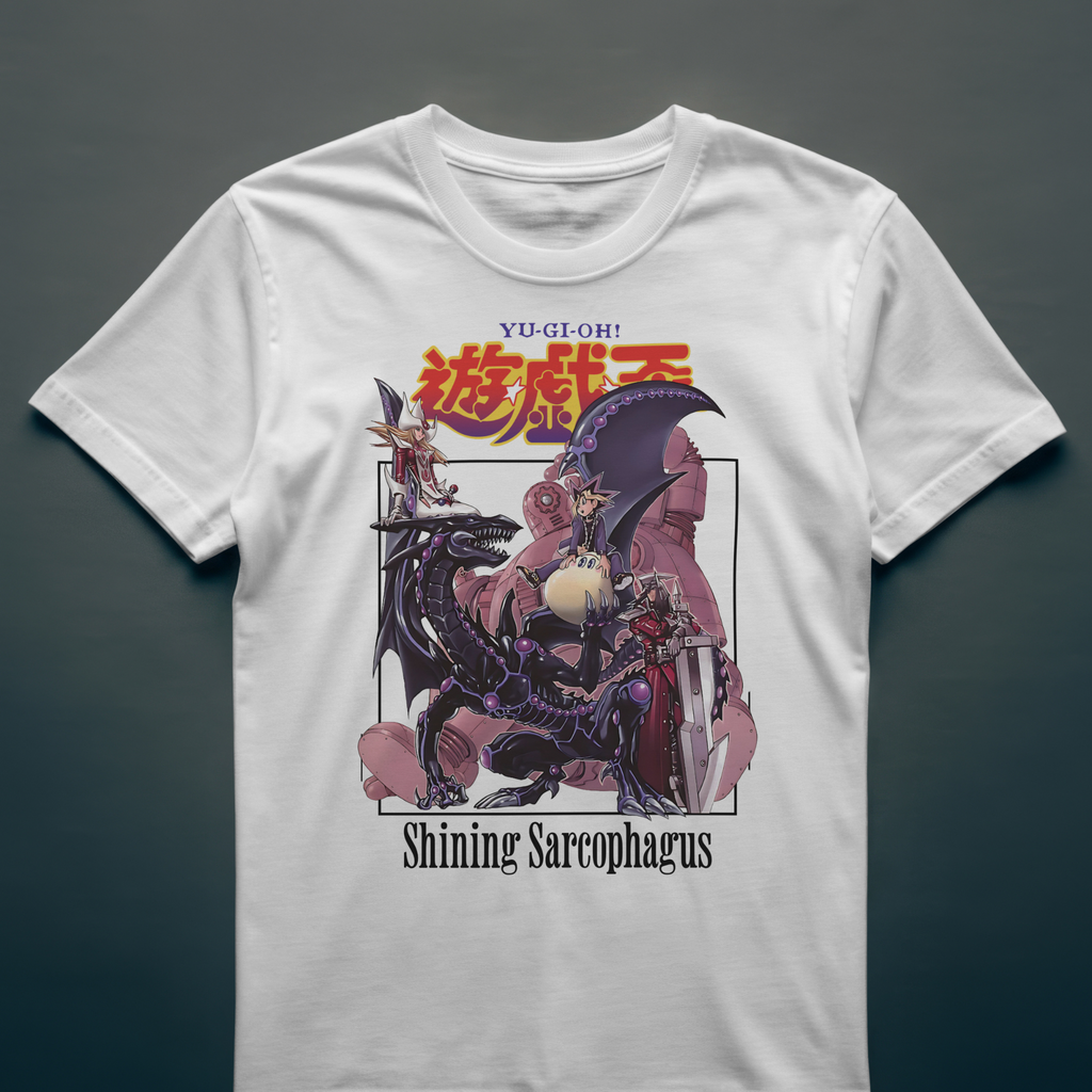 "Stylish Yu-Gi-Oh fan apparel shirt for duelist cosplay and otaku street fashion"