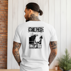 "Unisex One Piece Brook graphic tee inspired by anime and manga fashion"