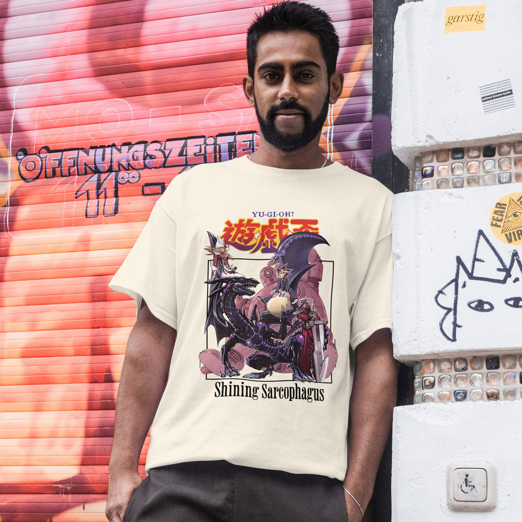 "Anime-inspired Yu-Gi-Oh shirt for casual streetwear and cosplay fans"