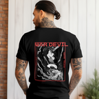 "Anime streetwear tee featuring Chainsaw Man Asa Mitaka War Devil character art for otaku fashion"