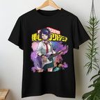 My Hero Academia Jirou music-themed t-shirt for anime fans and streetwear lovers.