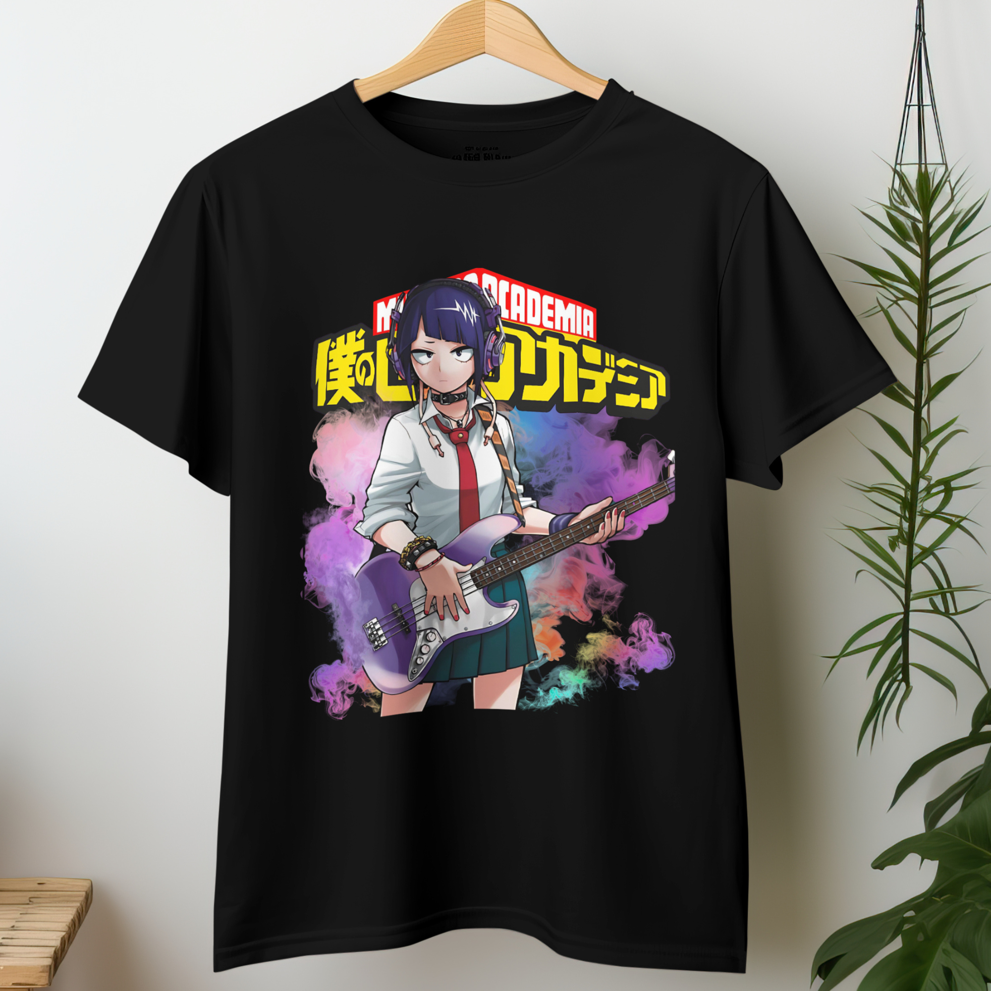 My Hero Academia Jirou music-themed t-shirt for anime fans and streetwear lovers.