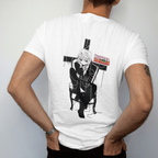 Hunter x Hunter inspired oversized graphic tee for anime fans, printed on premium Comfort Colors fabric