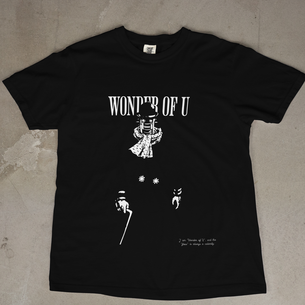 Unisex black JoJolion Wonder of U T-shirt for JoJo’s Bizarre Adventure collectors