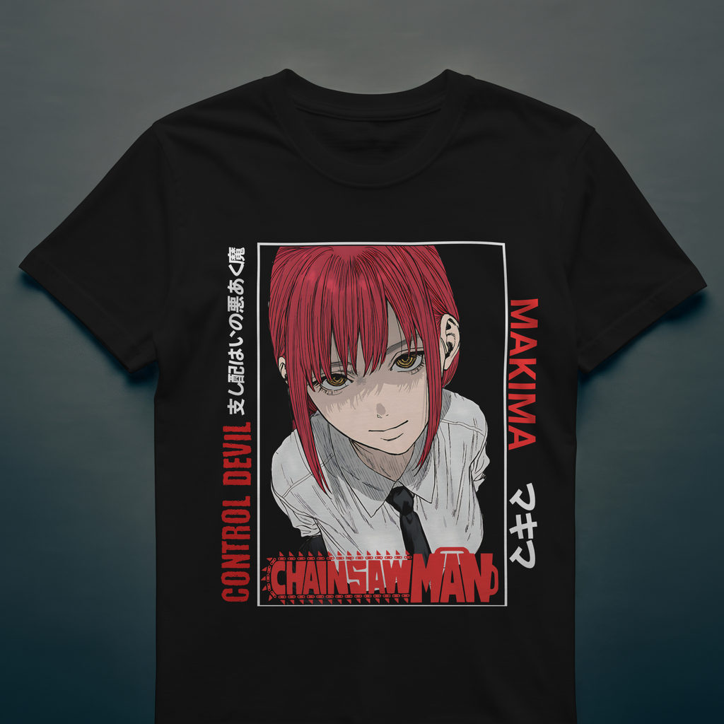 Chainsaw Man Makima Japanese anime streetwear shirt perfect gift for manga fans