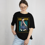 "Bold Chun-Li Street Fighter shirt with Japanese arcade fighting game artwork"